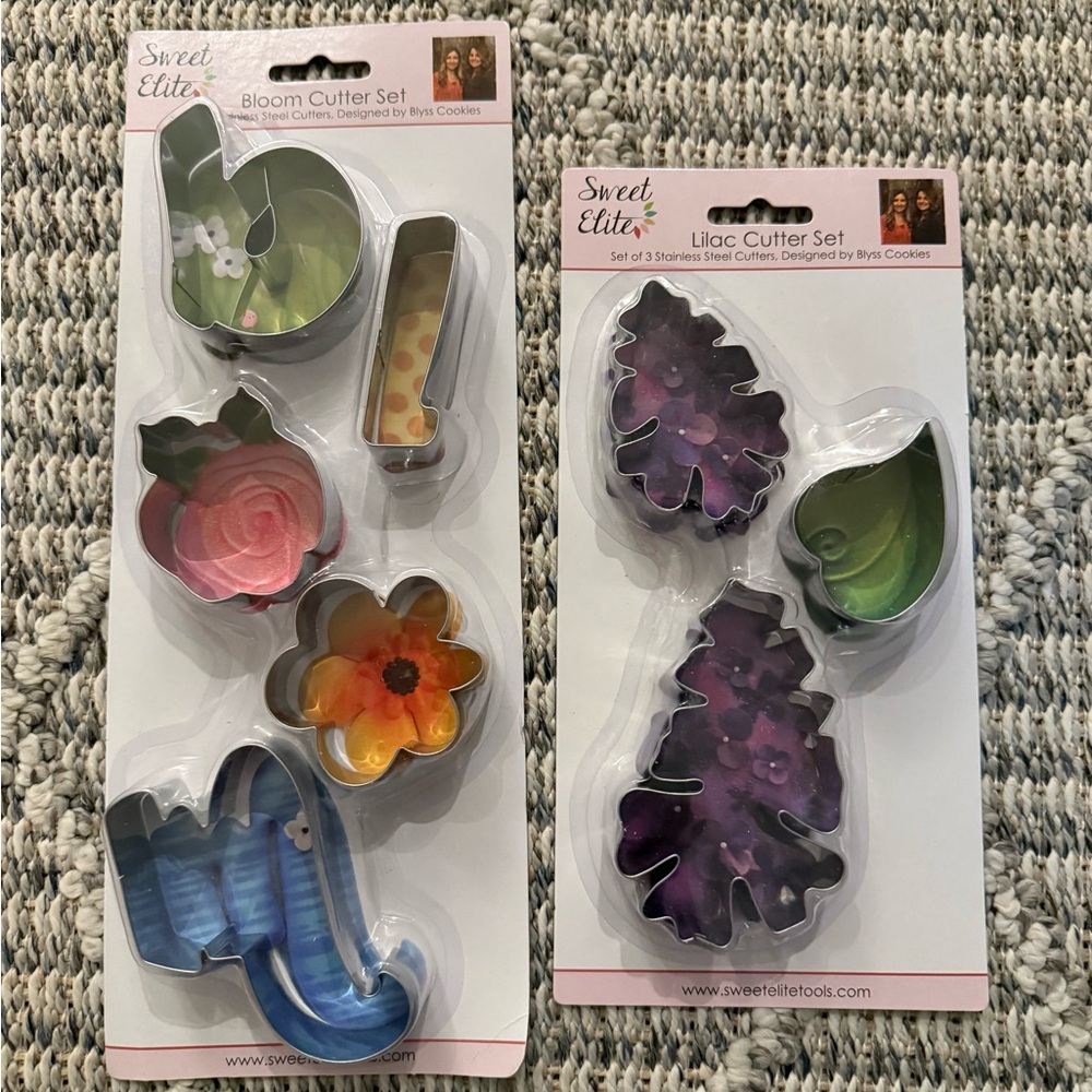 Sweet Elite Bloom and Lilac Cookie Cutter Set (1 of 2)